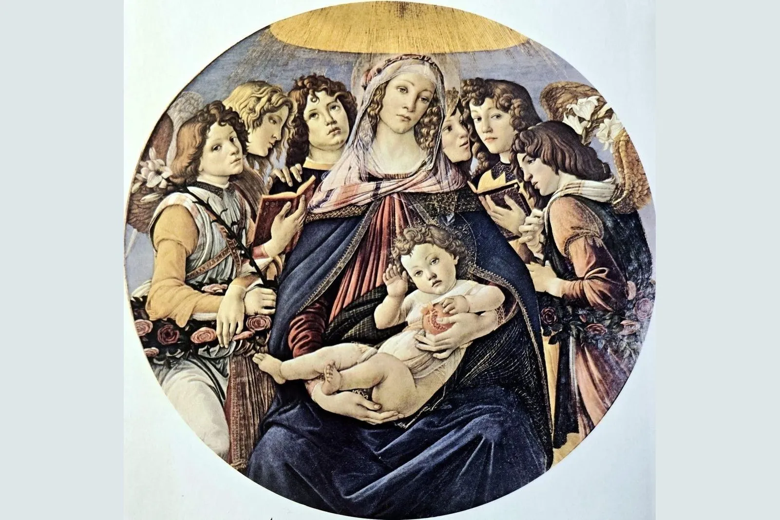 Botticelli, „Madonna z granatem”, Uffizi